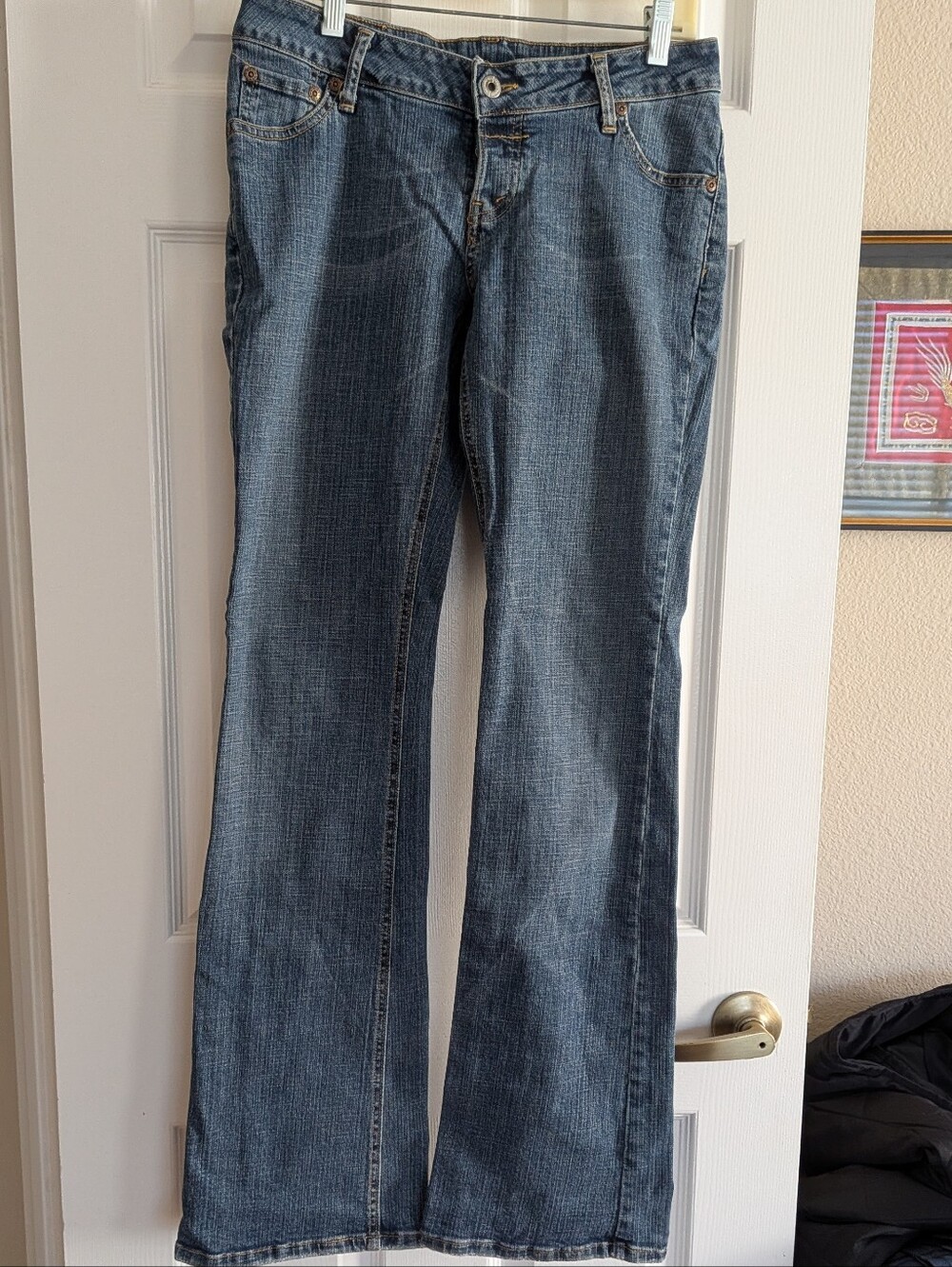 Levi's Red Tab SFCA Medium-Dark Blue Straight-Leg Jeans Women's 33